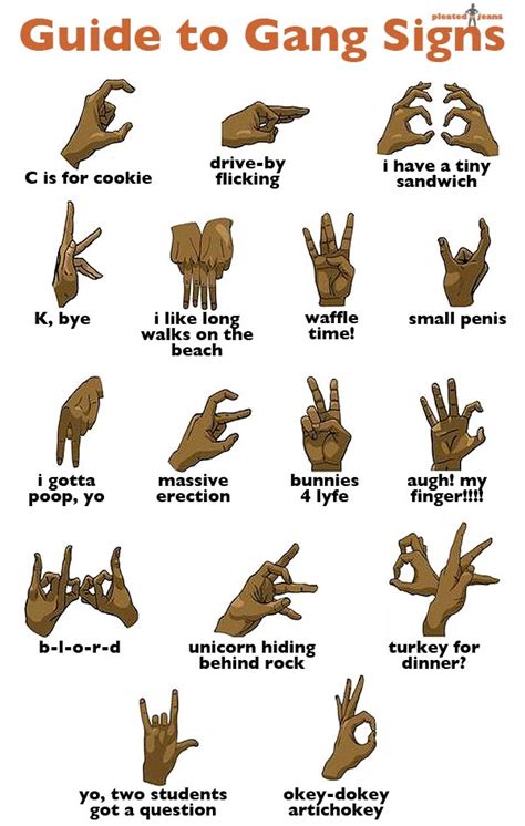 gang signs and meanings|what different gang signs mean.